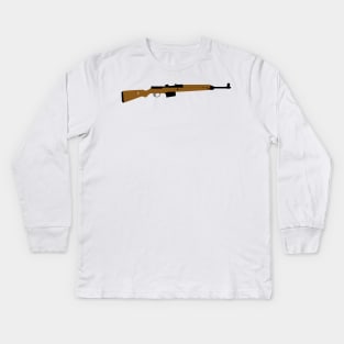 G43 German Gewehr 43 historical 1943 German semi-automatic rifle Kids Long Sleeve T-Shirt